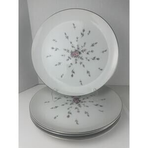 Harmony House China Rosebud Dinner Plate 206657 Set Of 4